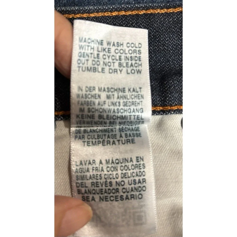 True Religion Mens Sz 28x29 Ricky Relaxed Straight Denim Jeans  Pockets Blue